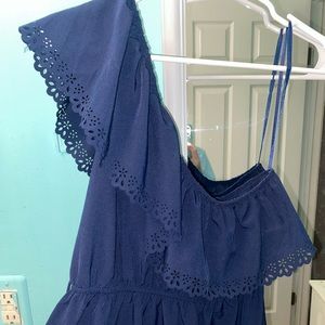 Navy blue summer dress